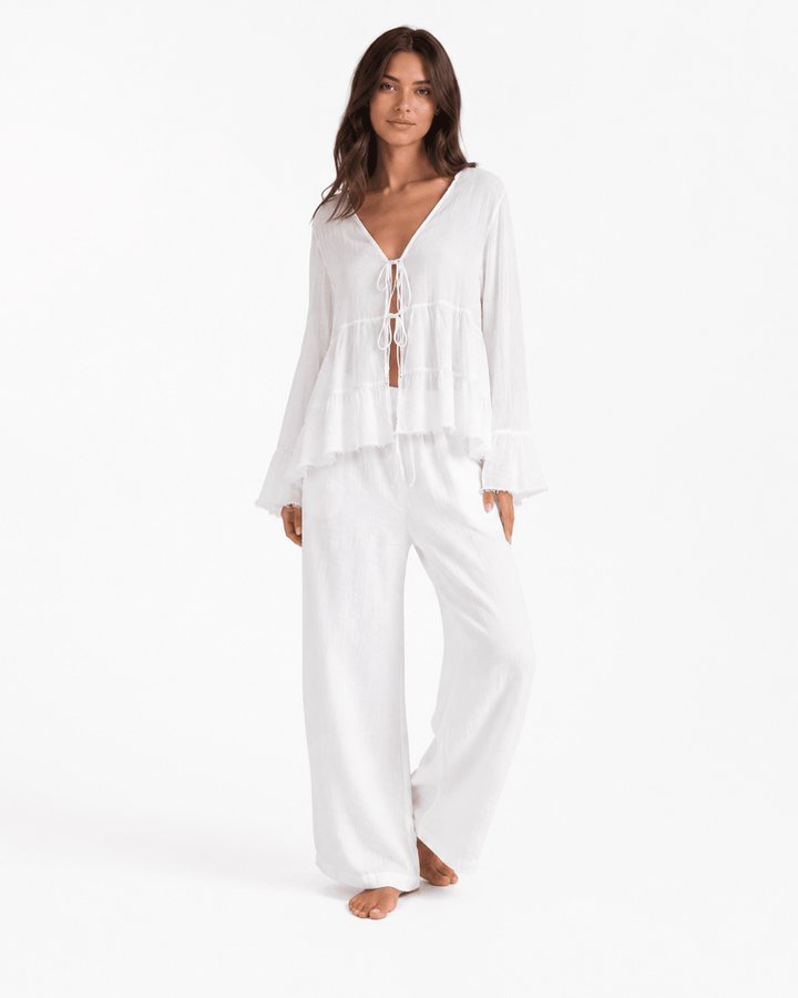 Elise Light Cotton Blouse - Must Boutique