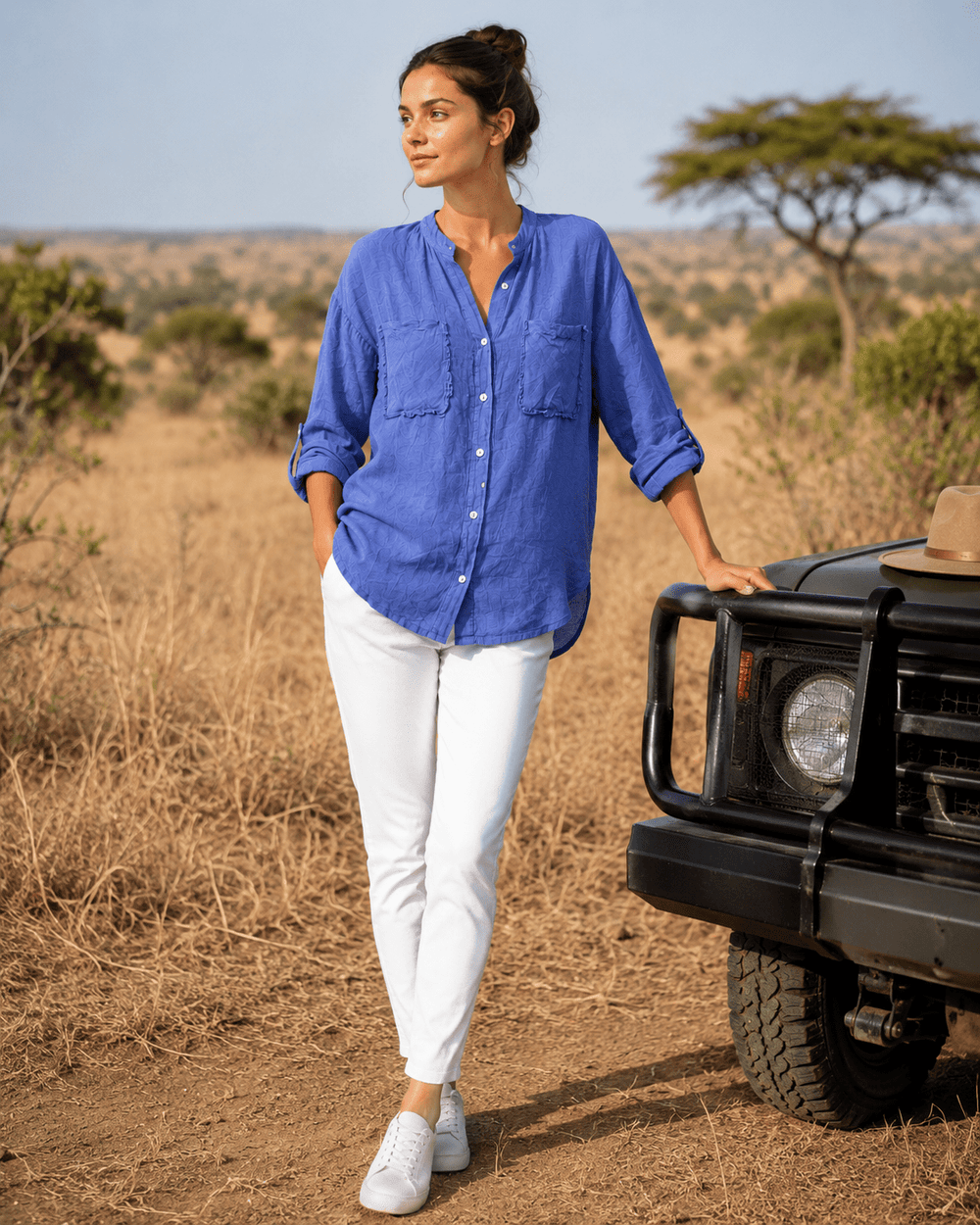 Emmy Button Down shirt - Must Boutique