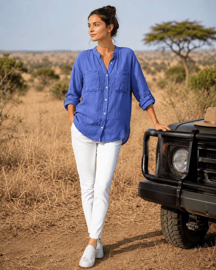 Emmy Button Down shirt - Must Boutique