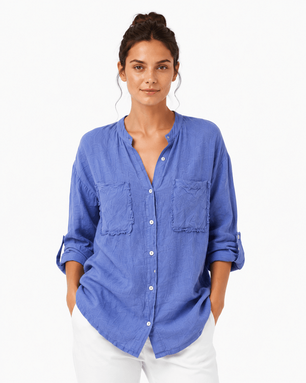 Emmy Button Down shirt - Must Boutique