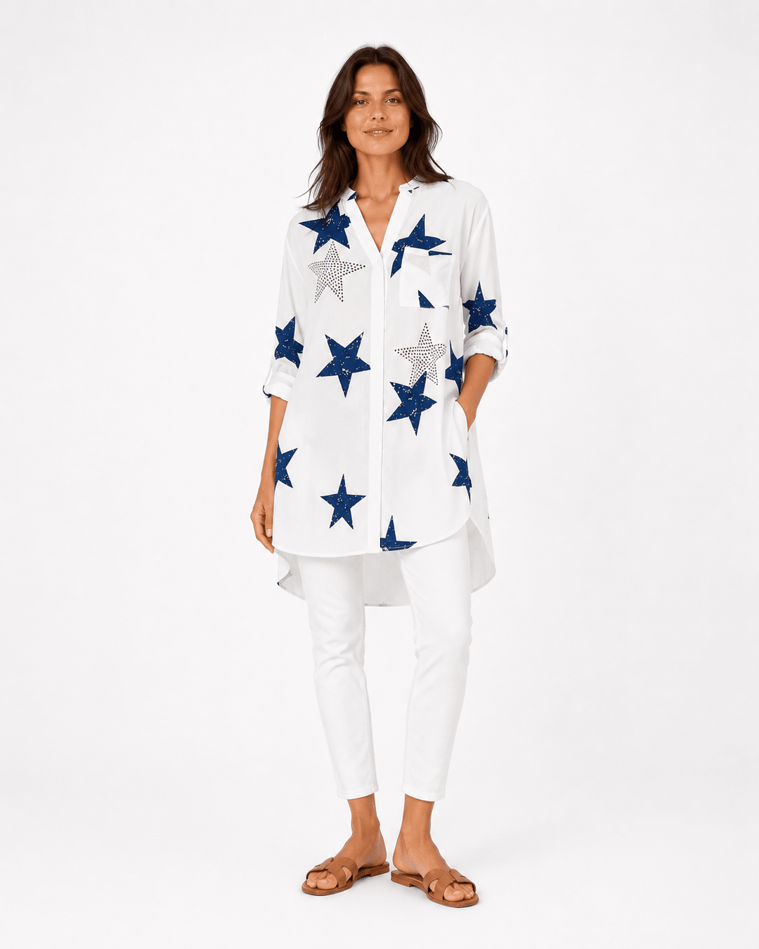 Estrella Beaded Tunic - Must Boutique