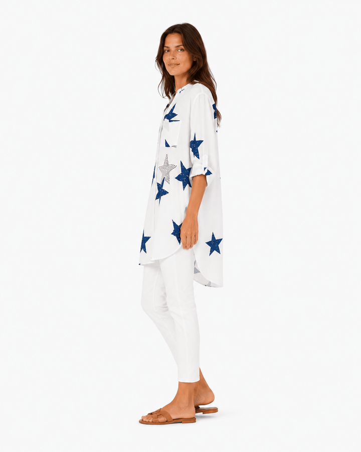 Estrella Beaded Tunic - Must Boutique