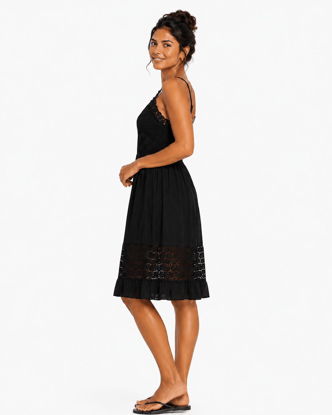 Eve Lace Mini Dress - Must Boutique