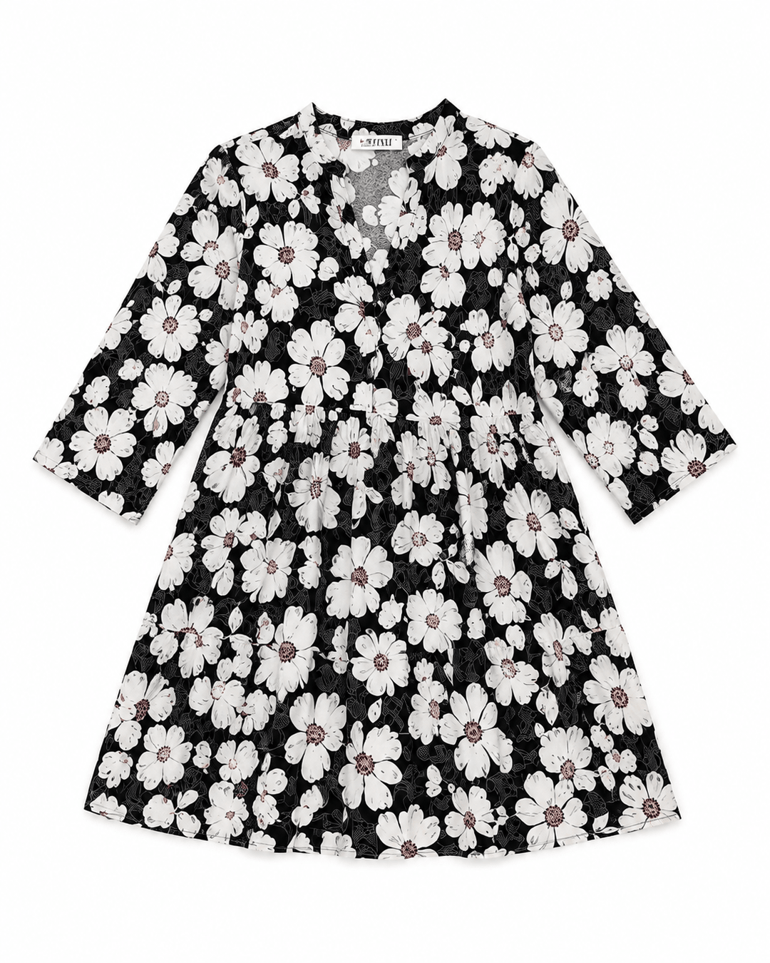 Evelyn Floral Mini Dress - Must Boutique