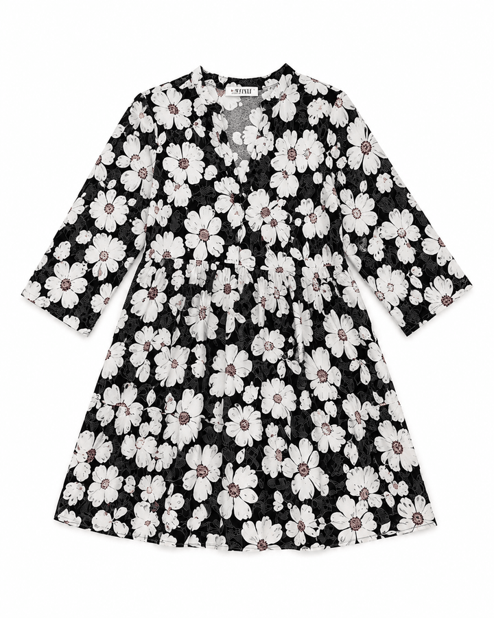 Evelyn Floral Mini Dress - Must Boutique