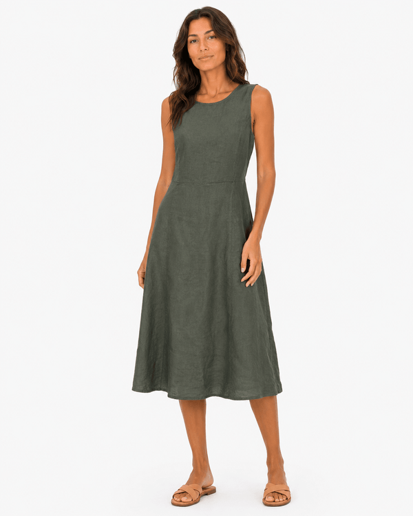 Fanny A-Line Midi Dress - Must Boutique