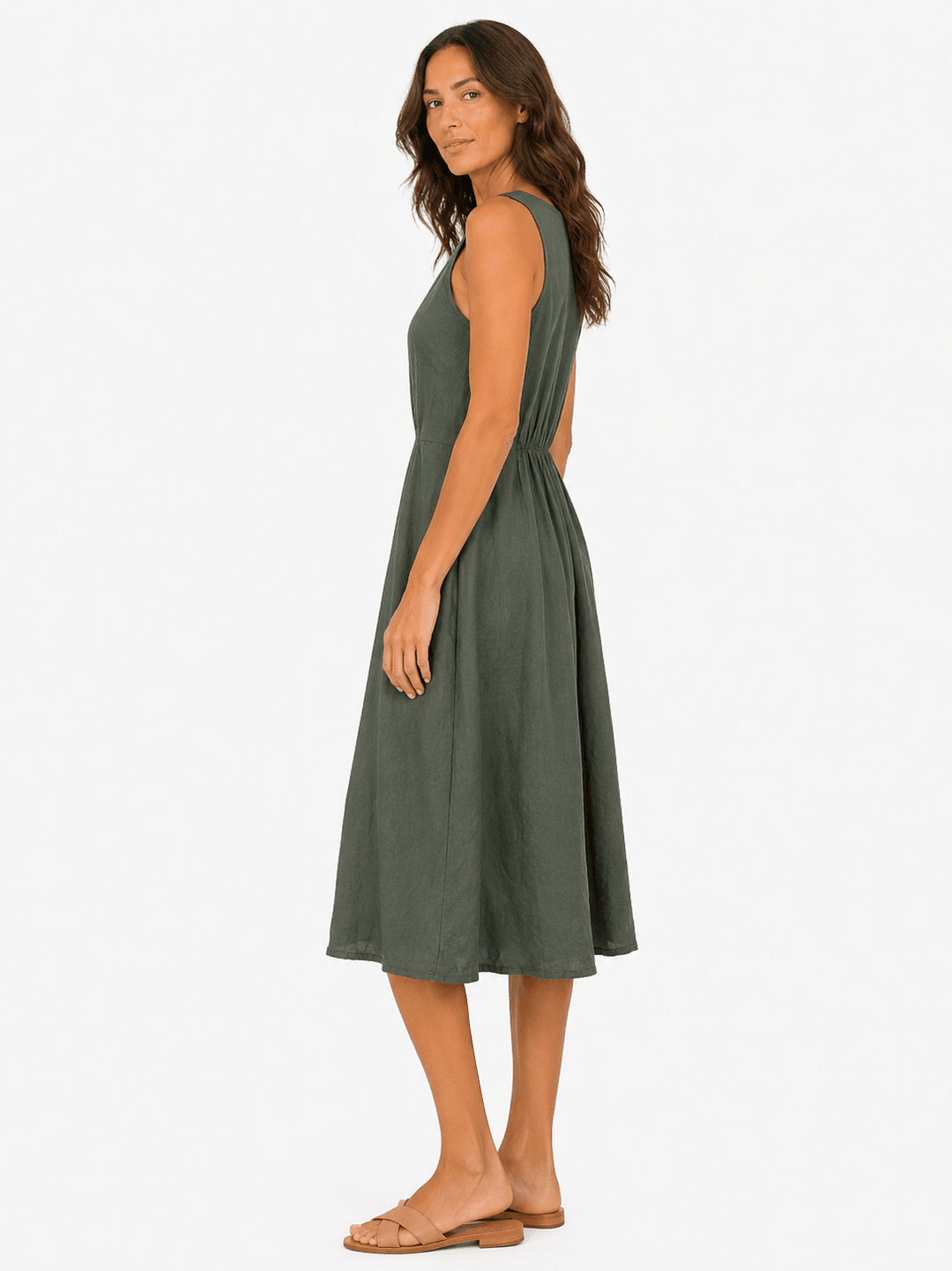 Fanny A-Line Midi Dress - Must Boutique