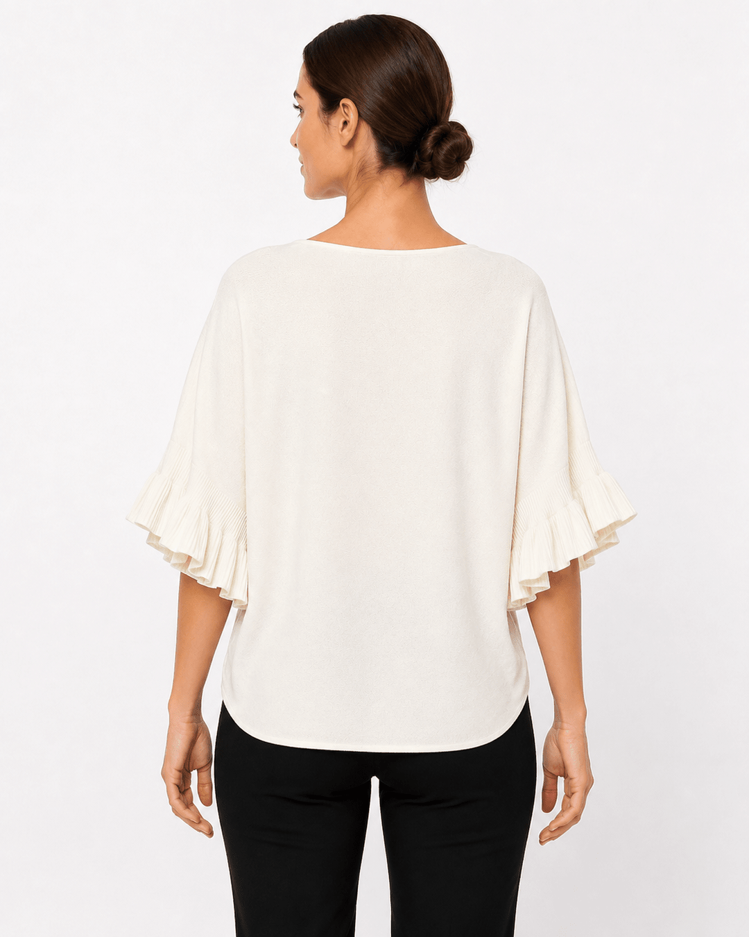 Farah Ruffle Sleeve Knit Top - Must Boutique