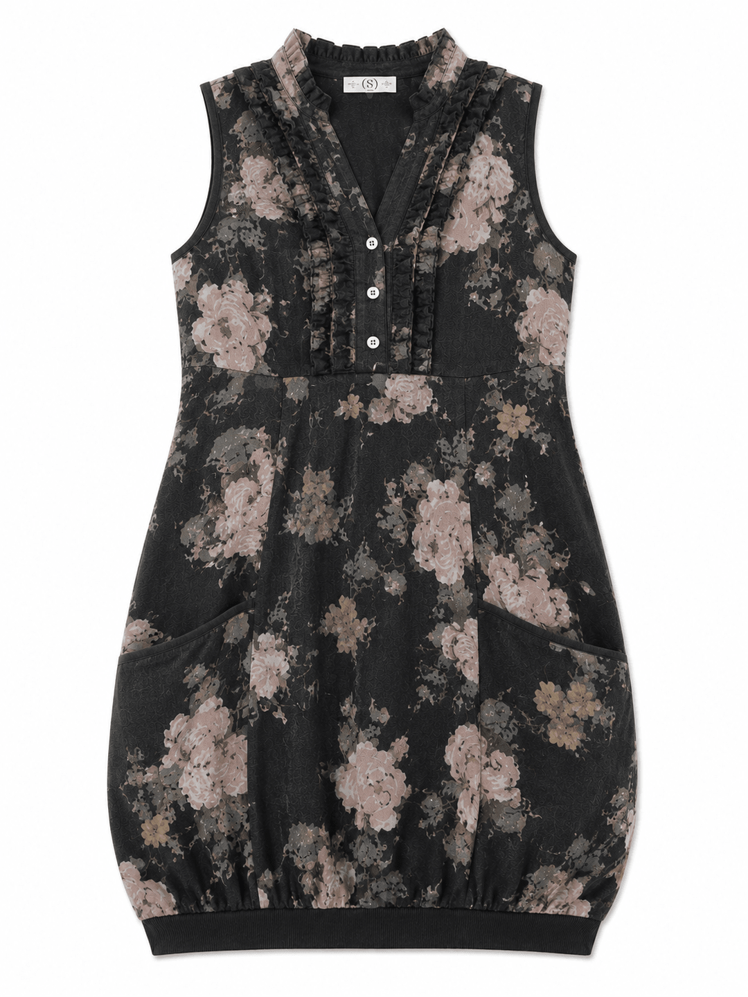 Flora Ruffle Linen Dress - Must Boutique
