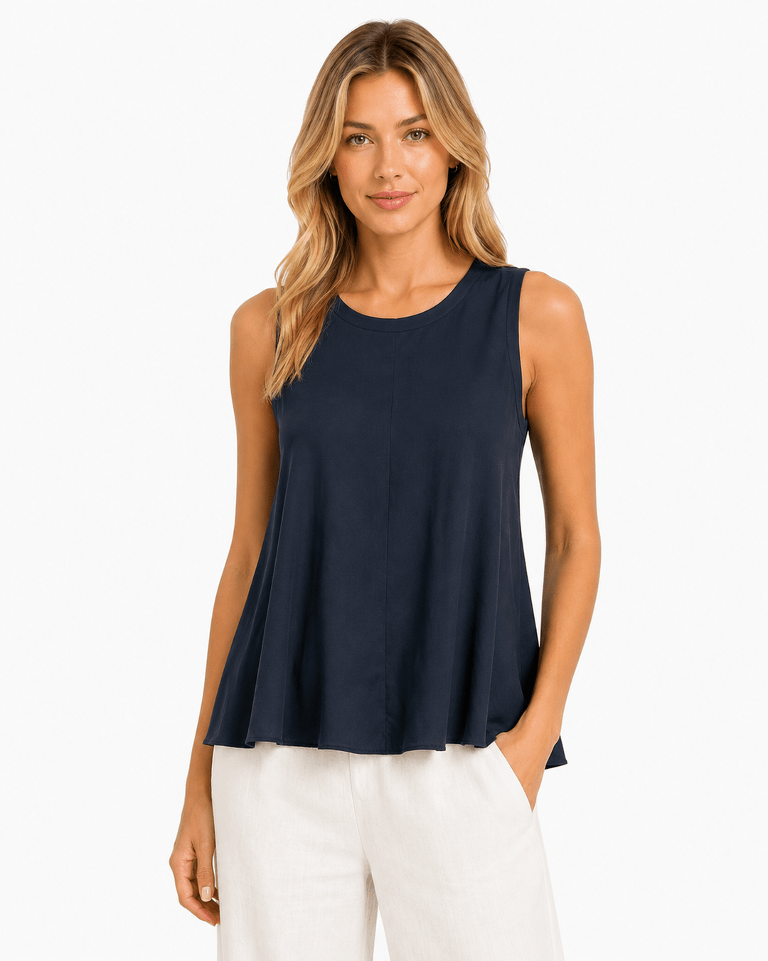 Frida Satin Tank Top - Must Boutique