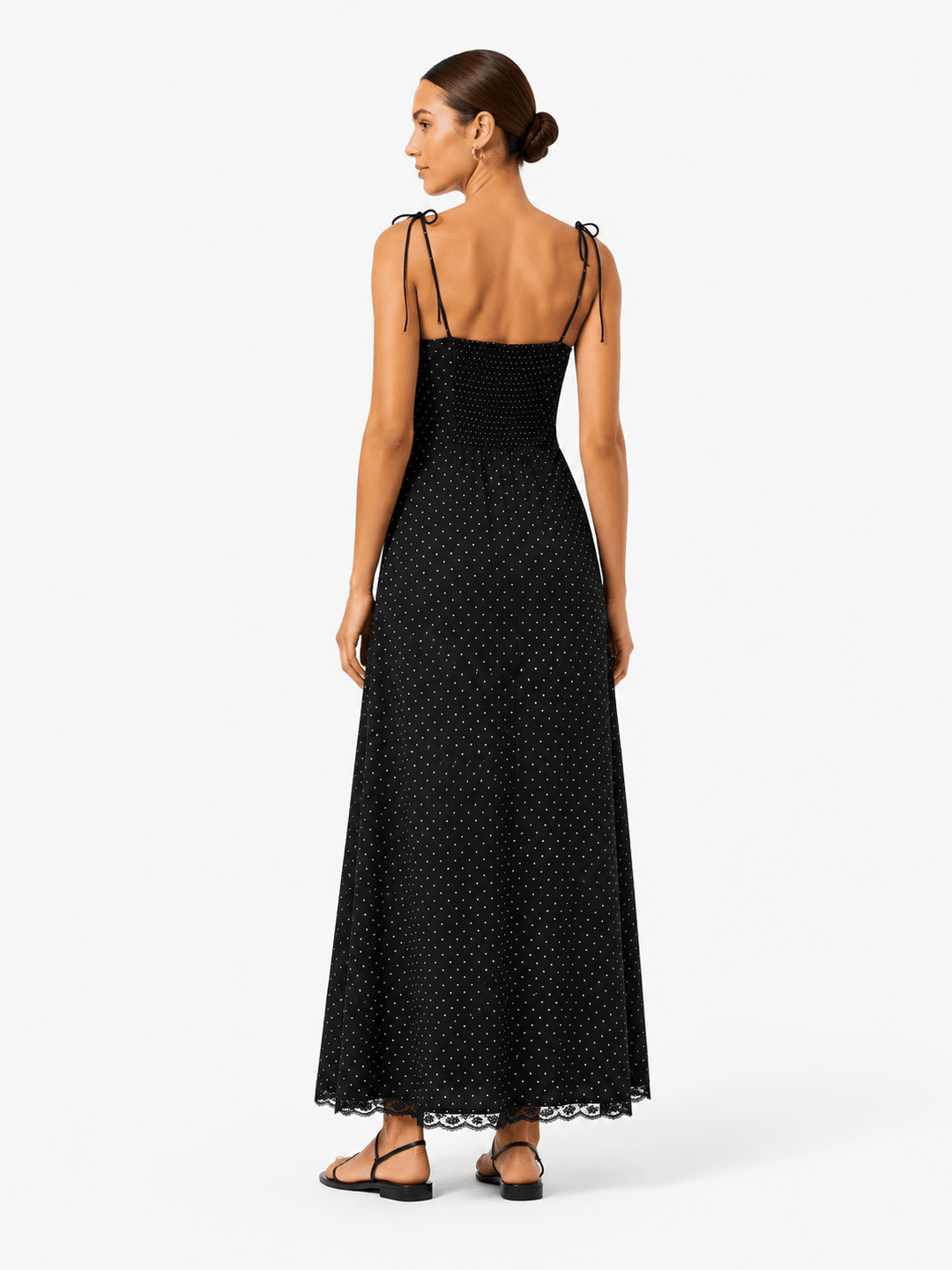 Glam Rhinestone Evening Maxi Dress - Must Boutique