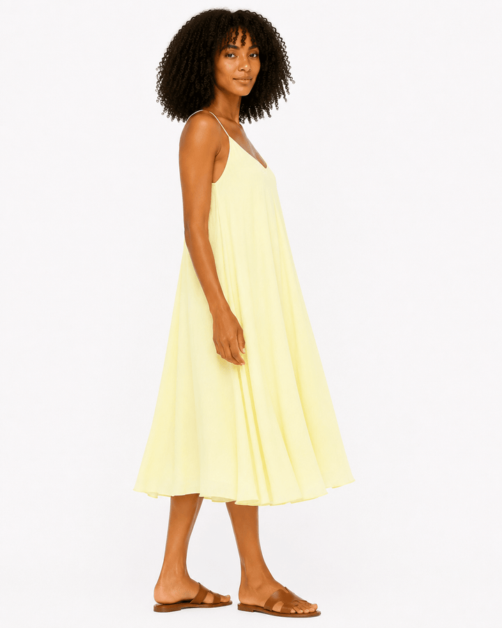 Gracie A-line Cotton Dress - Must Boutique