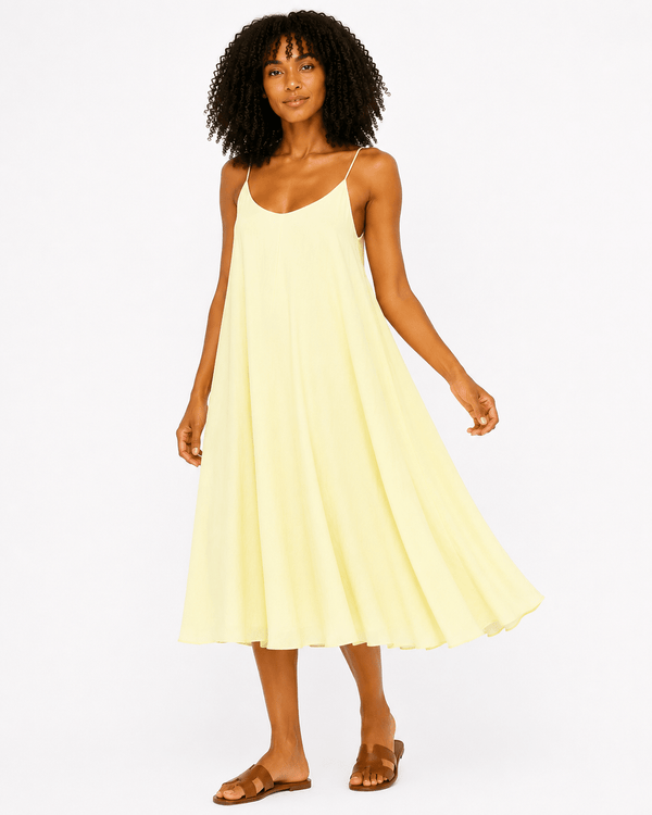 Gracie A-line Cotton Dress - Must Boutique