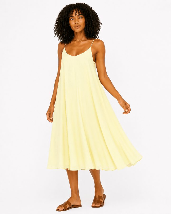 Gracie A-line Cotton Dress - Must Boutique