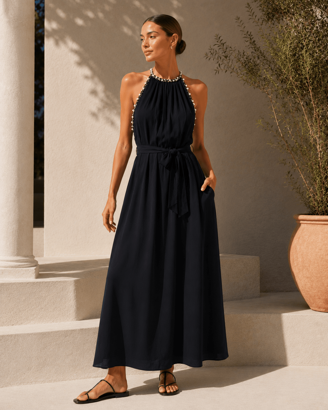 Halter Maxi Dress - Must Boutique