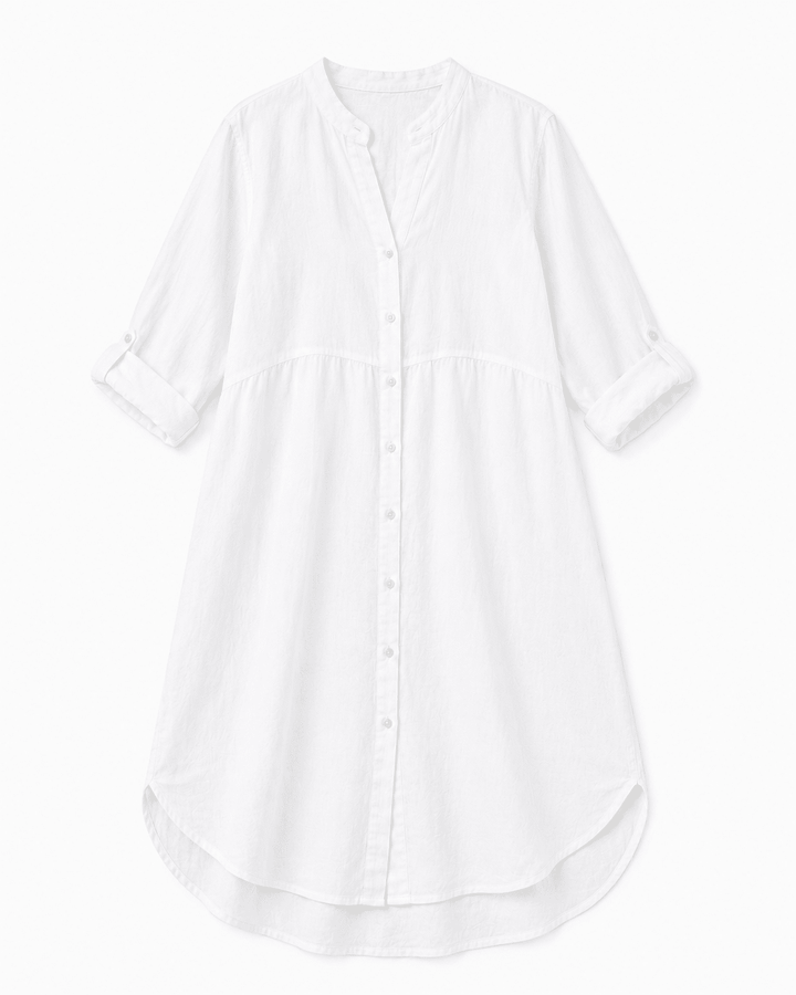 Hannah Button Down Shirt Dress - Must Boutique