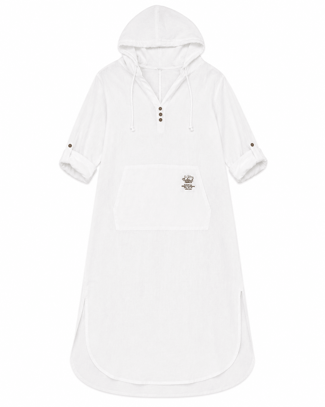 Hannah Hooded Linen Dress - Must Boutique