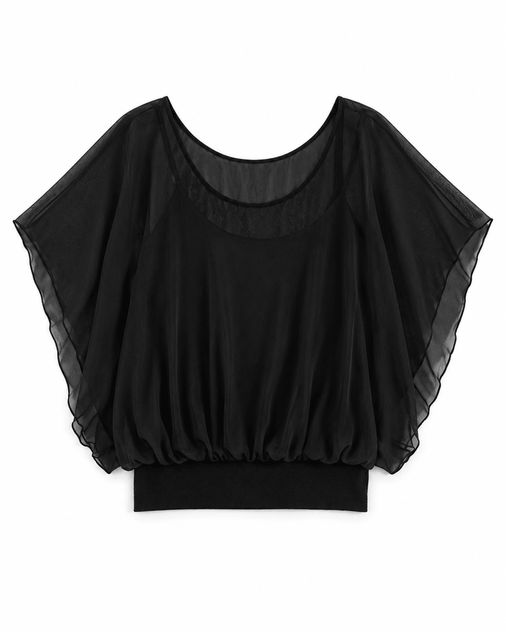 Hida Silk Waistband Top - Must Boutique