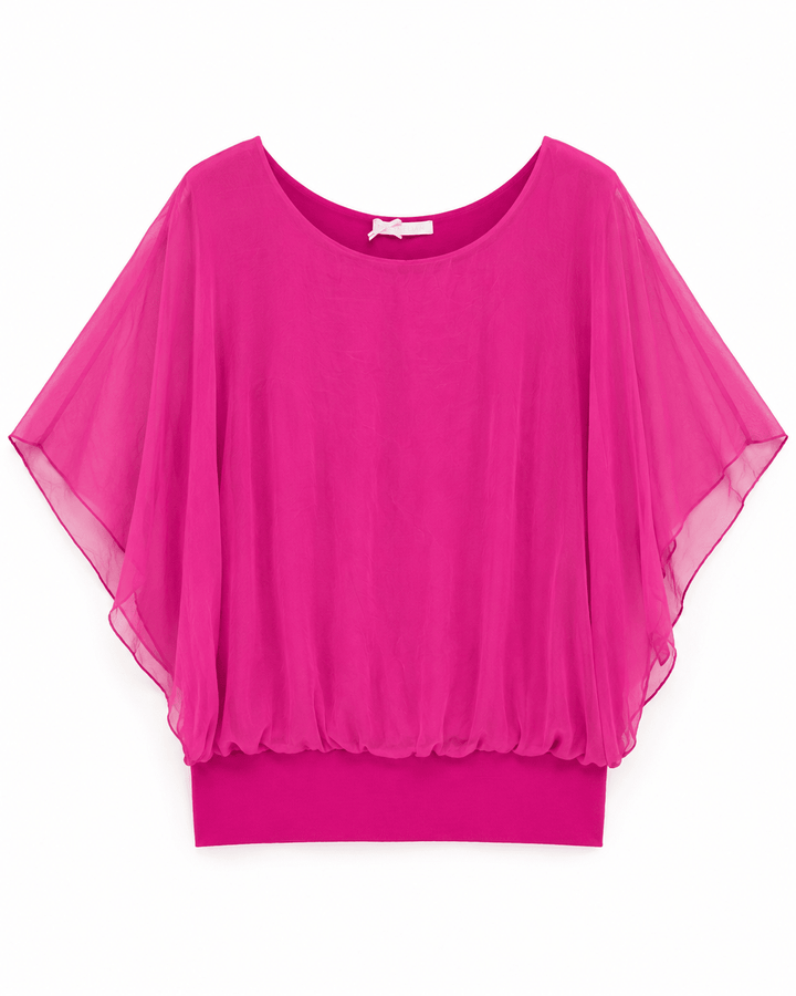 Hida Silk Waistband Top - Must Boutique