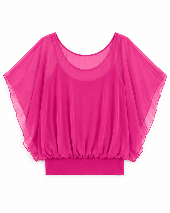 Hida Silk Waistband Top - Must Boutique