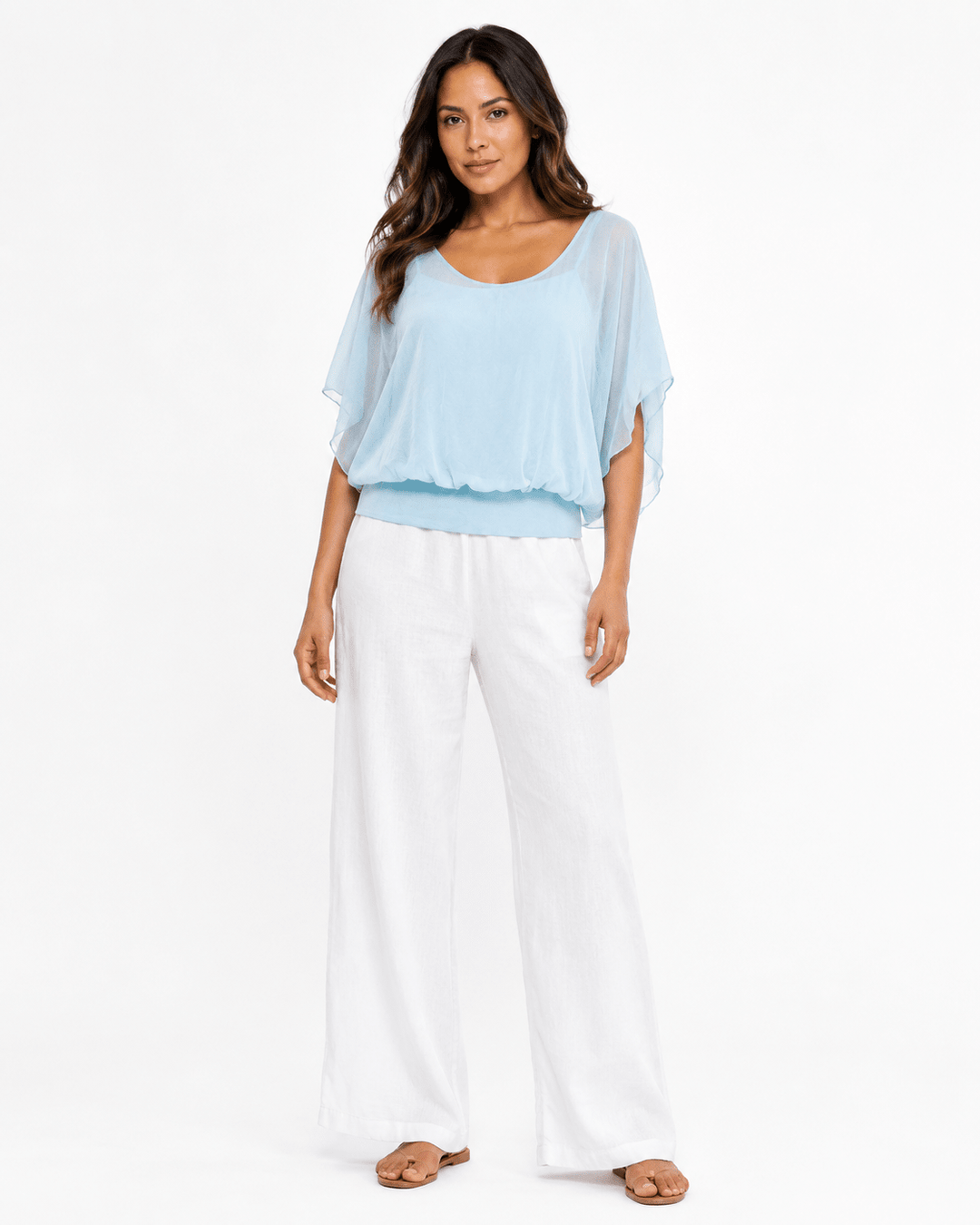 Hida Silk Waistband Top - Must Boutique