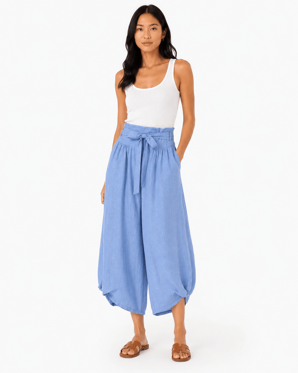Ibiza High-Waisted Linen Pants - Must Boutique