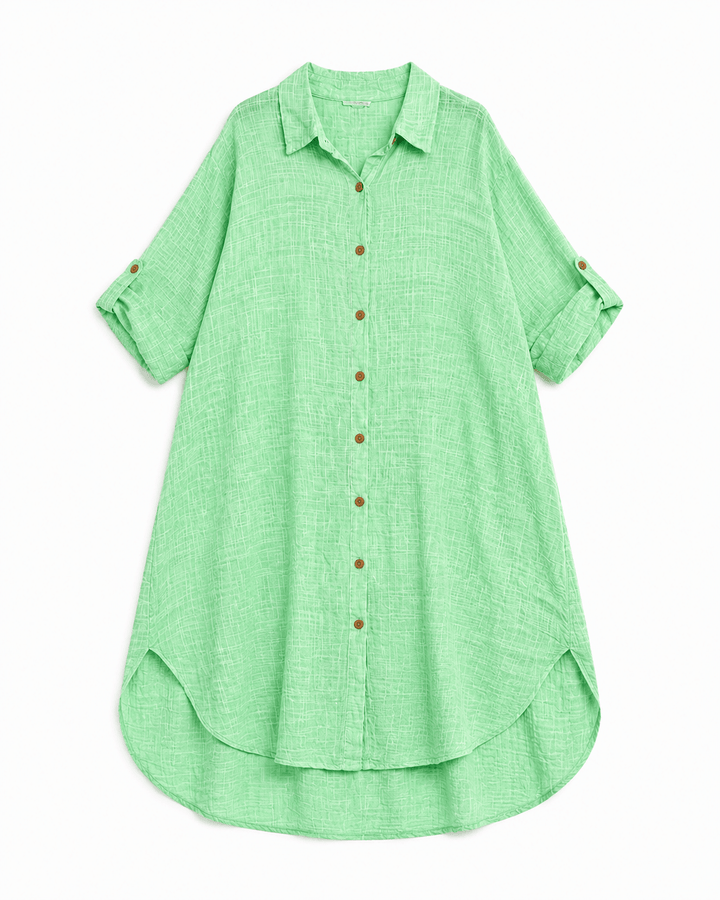 Isla Lightweight Shirt dress - Must Boutique