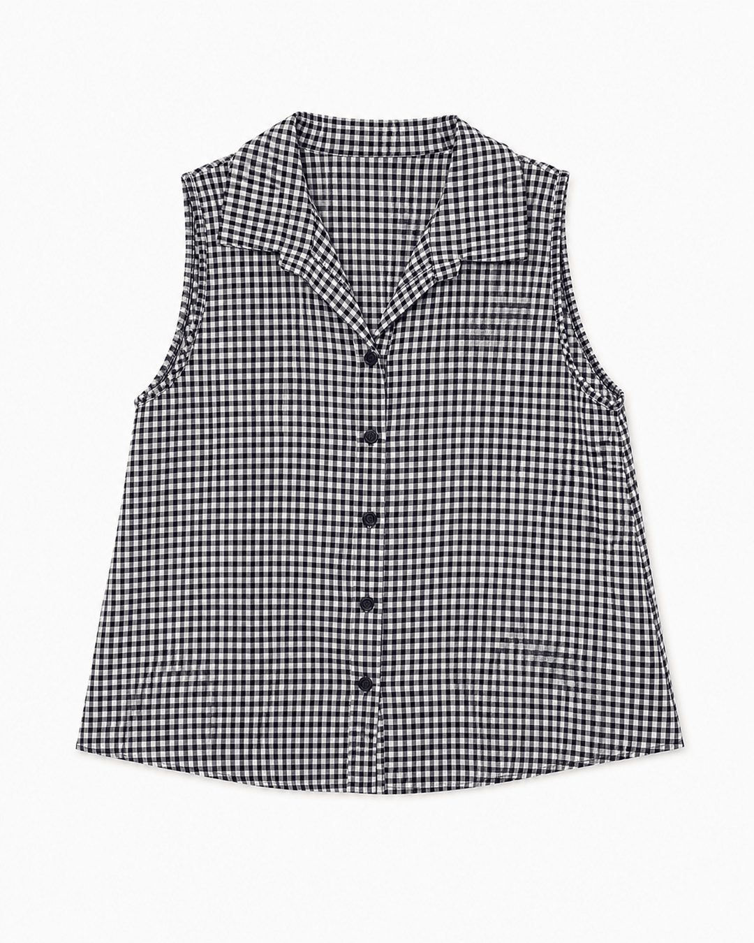 Jessie Gingham Cotton Shirt - Must Boutique