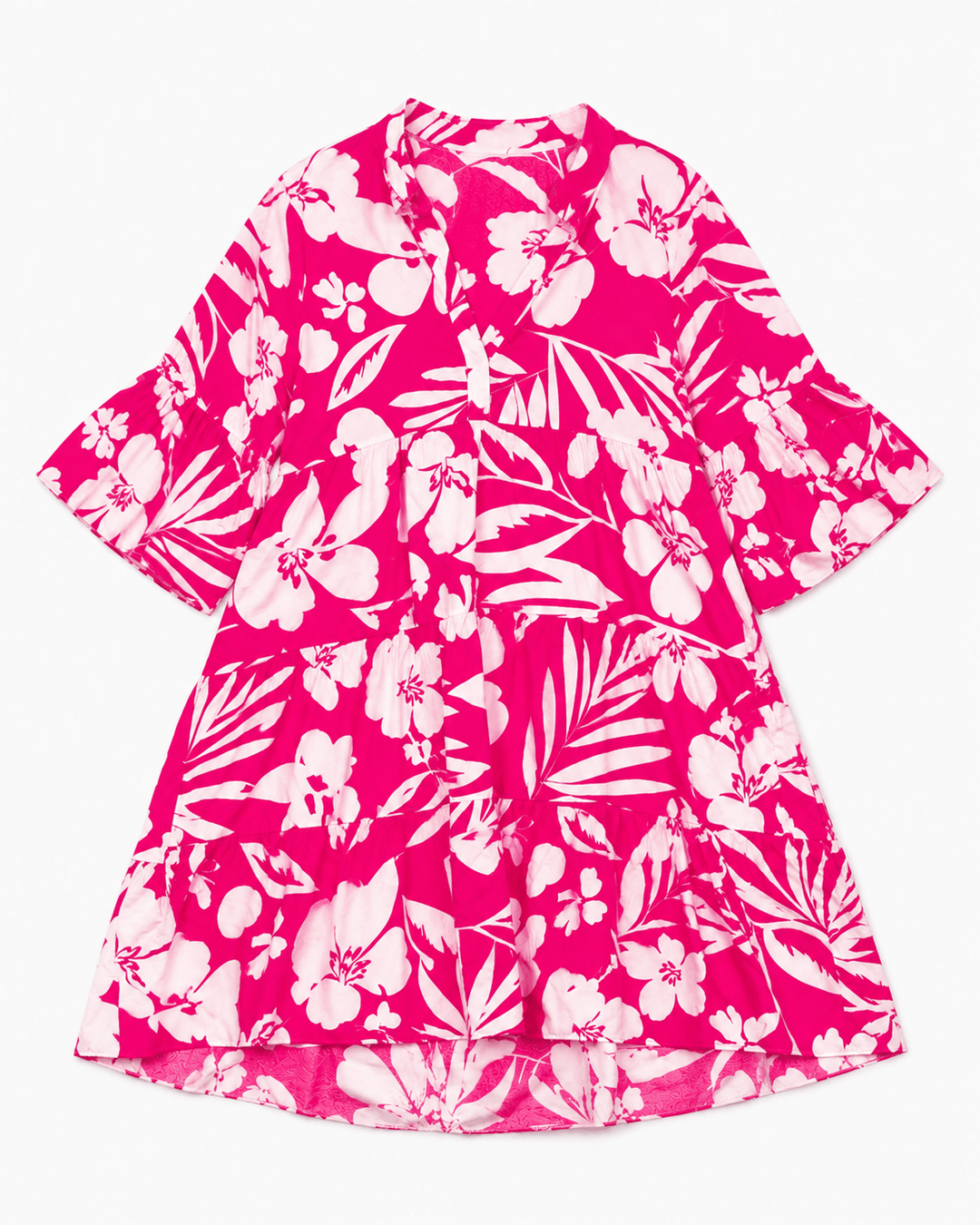 Kaia Tropical Tiered Dress - Must Boutique