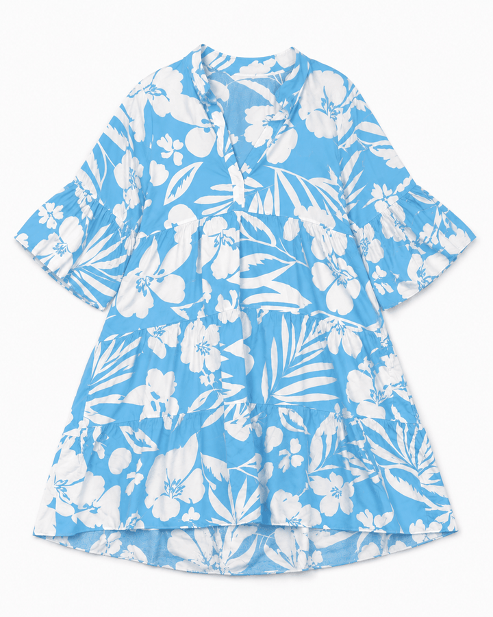 Kaia Tropical Tiered Dress - Must Boutique