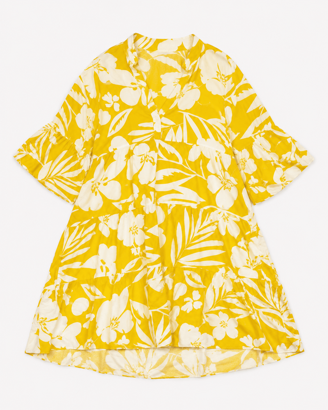 Kaia Tropical Tiered Dress - Must Boutique