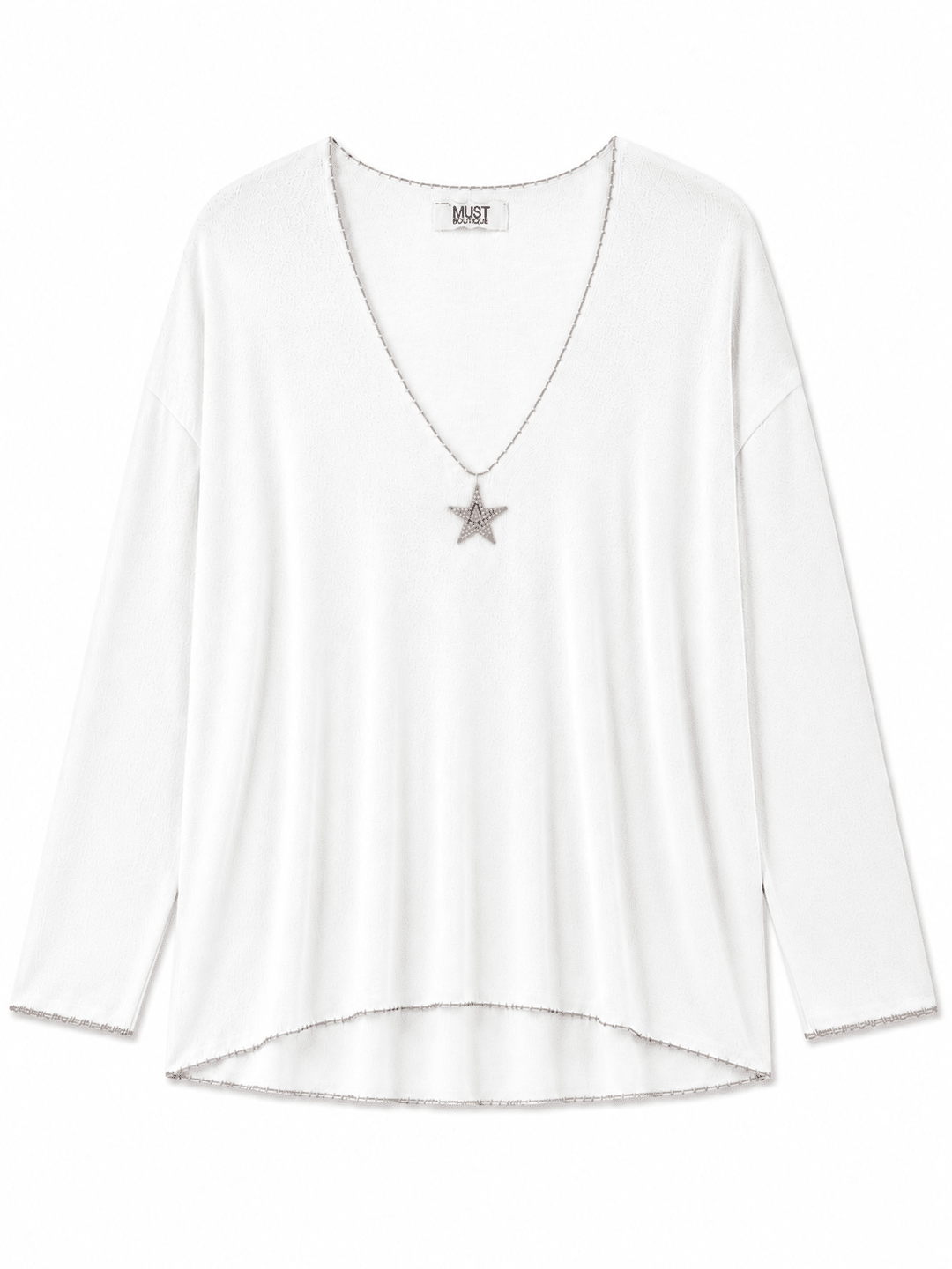 Kara Star Knit Top - Must Boutique
