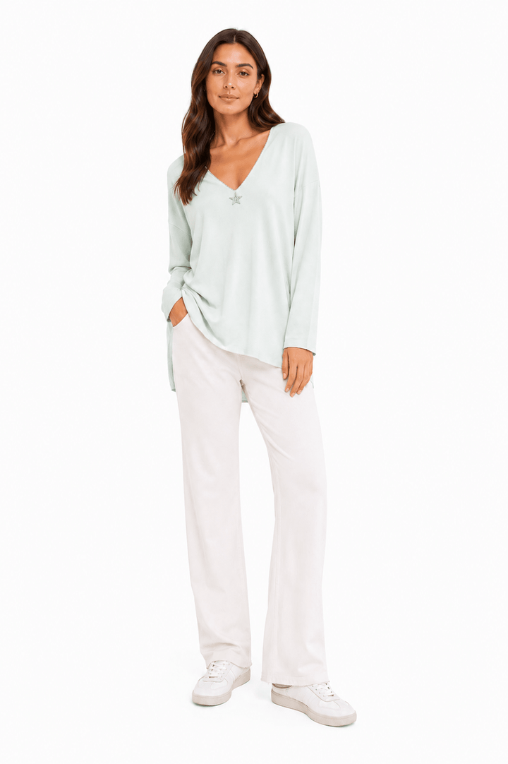 Kara Star Knit Top - Must Boutique