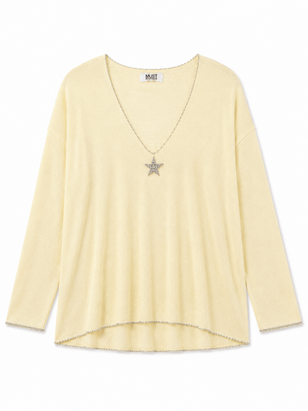 Kara Star Knit Top - Must Boutique
