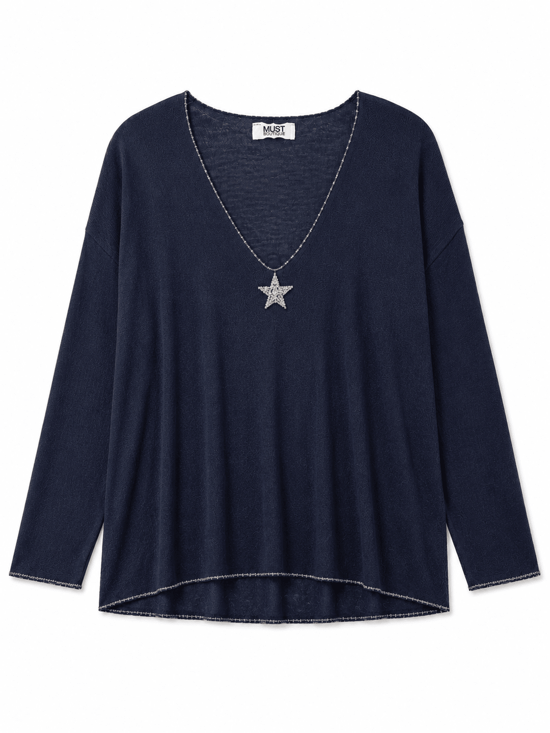 Kara Star Knit Top - Must Boutique