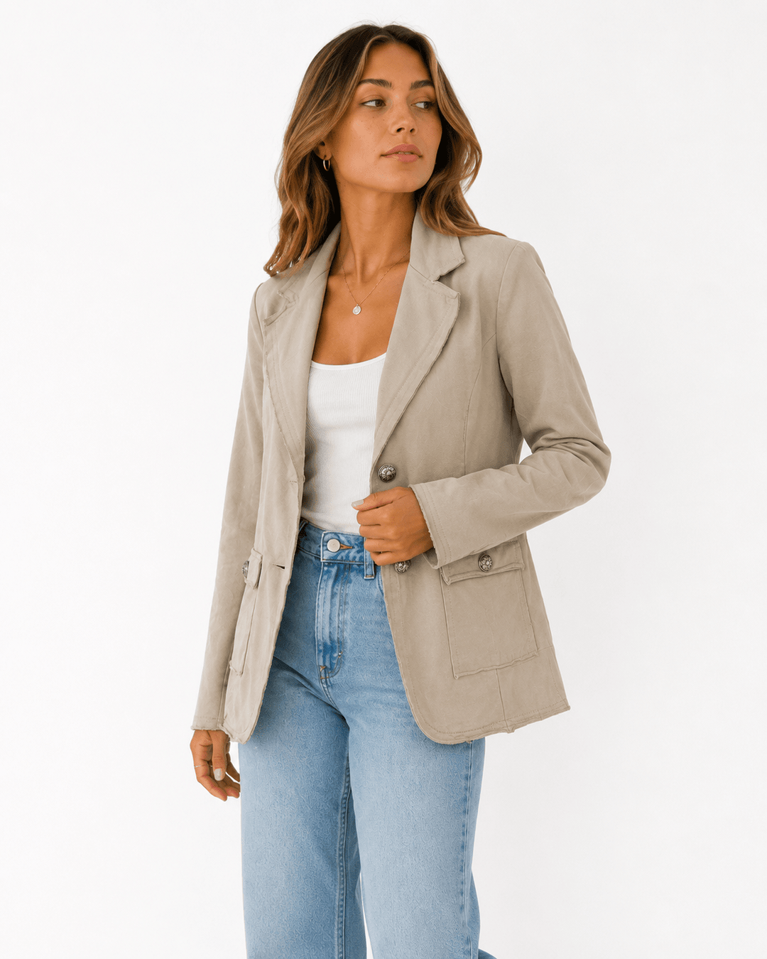 Kenza pocket Blazer jacket - Must Boutique