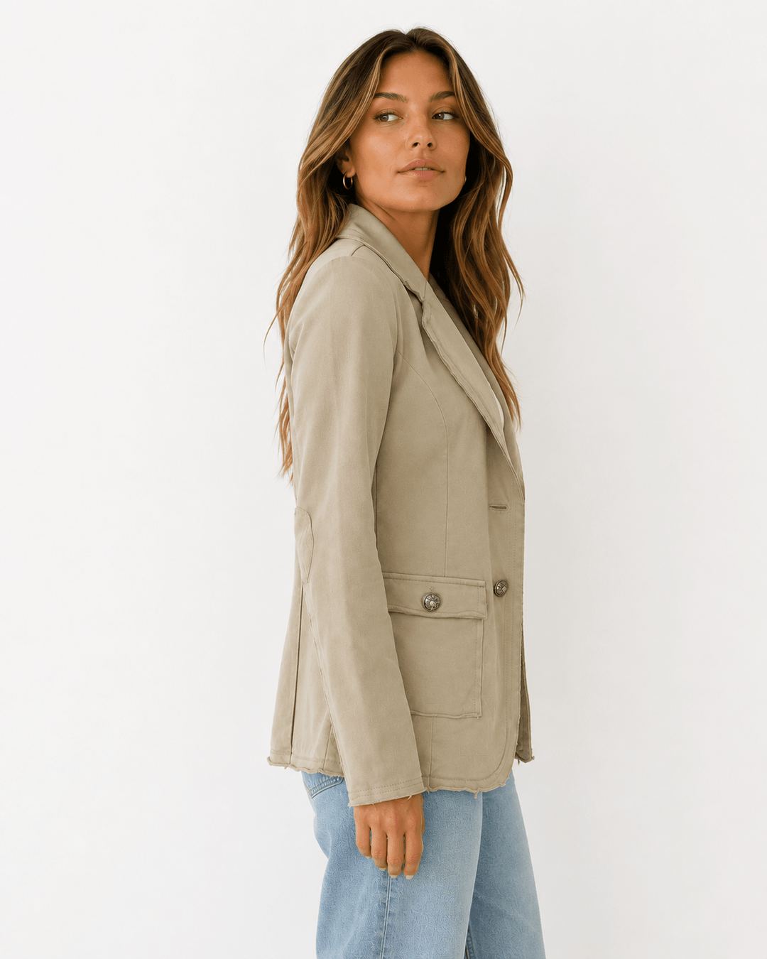 Kenza pocket Blazer jacket - Must Boutique