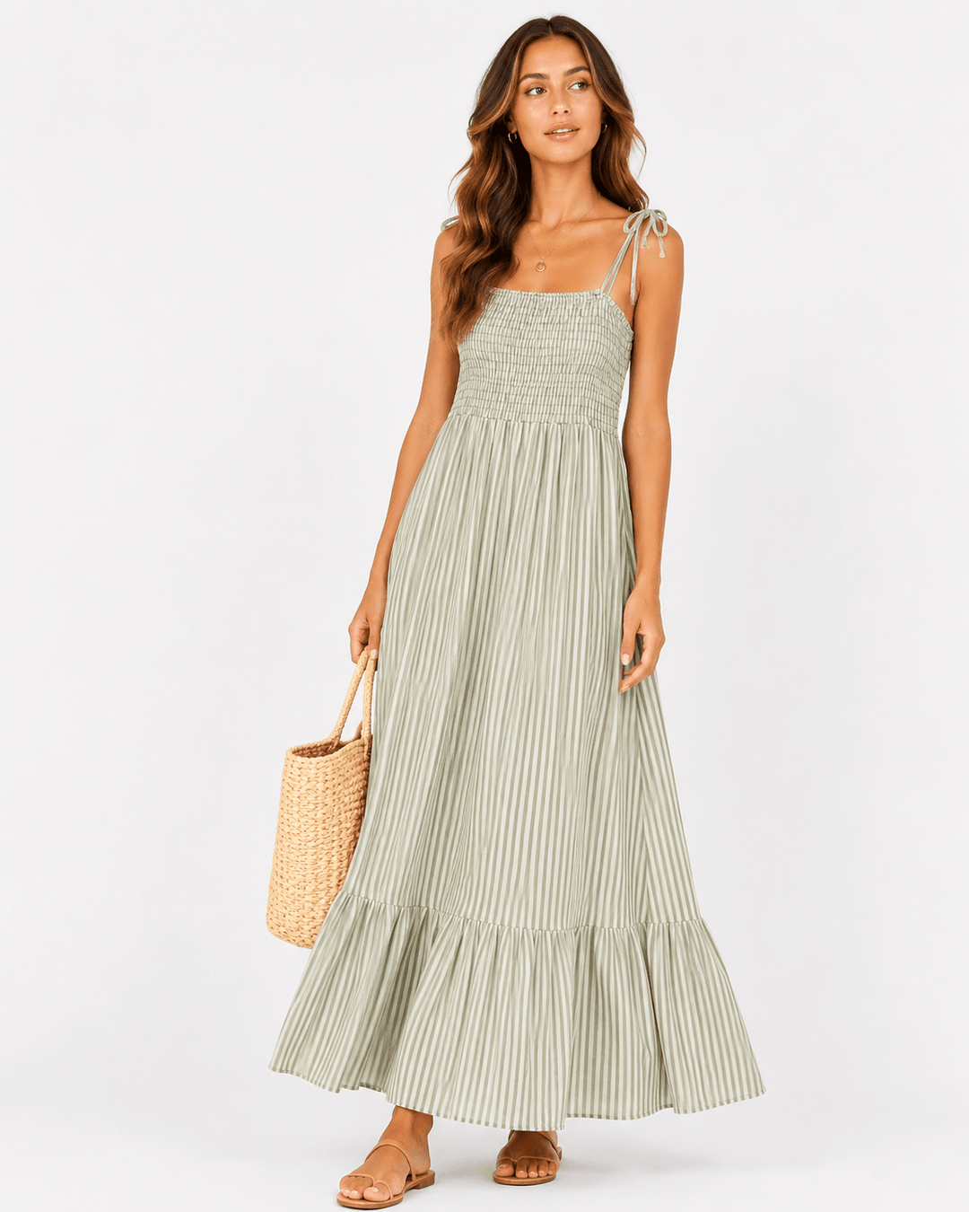 Kenzie Stripe Maxi Dress - Must Boutique