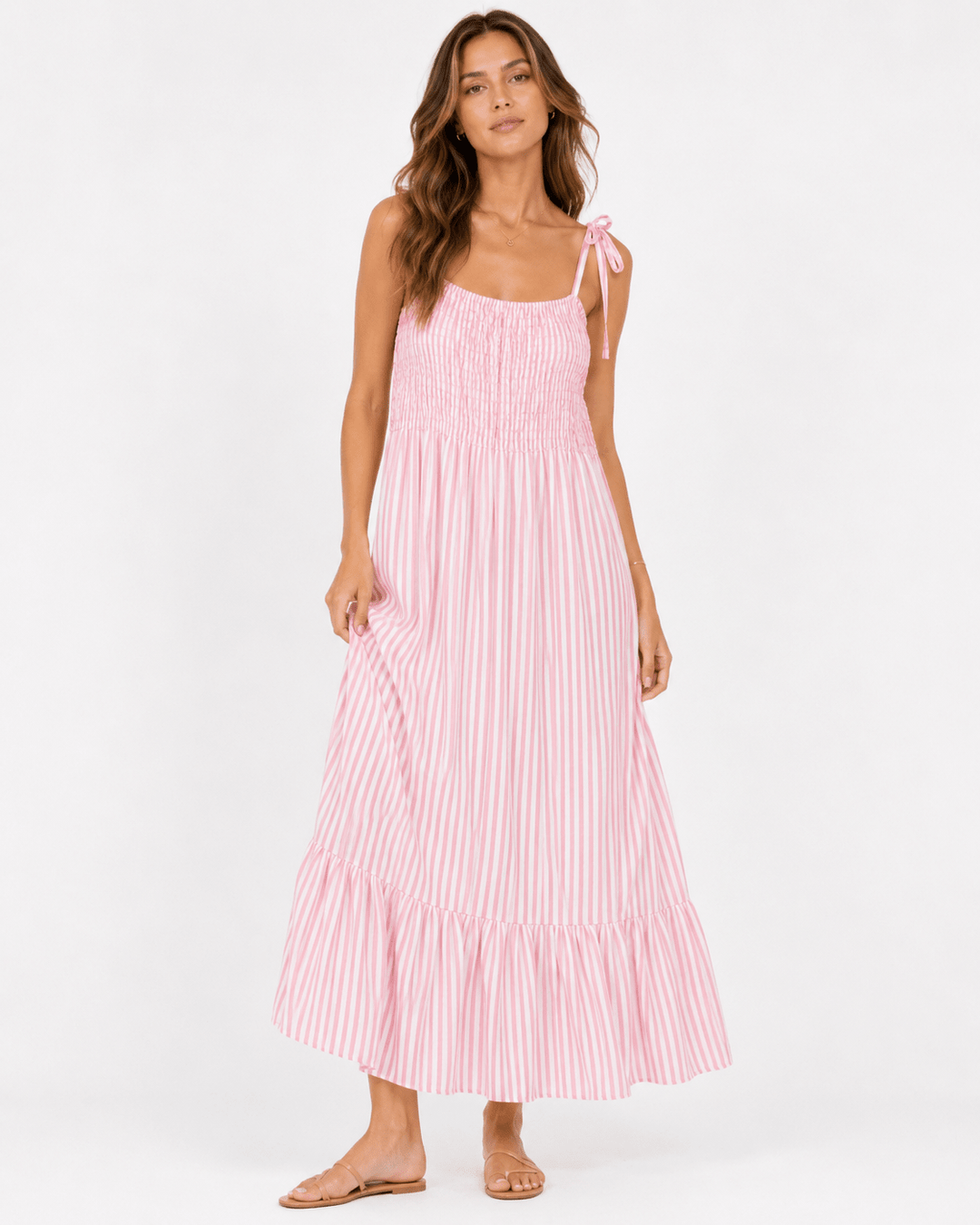 Kenzie Stripe Maxi Dress - Must Boutique
