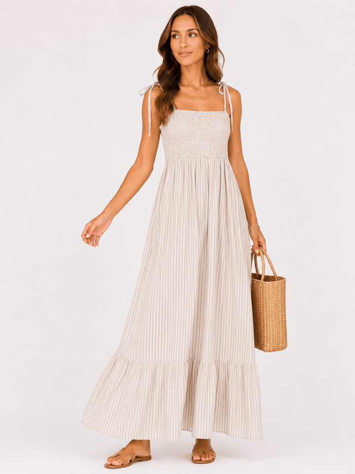 Kenzie Stripe Maxi Dress - Must Boutique