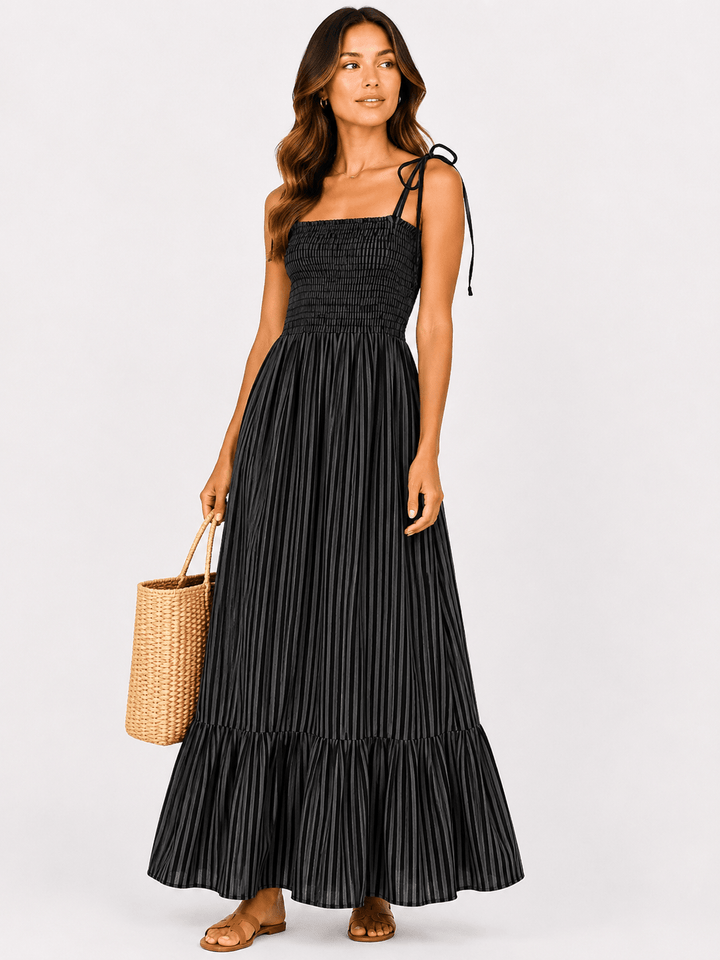 Kenzie Stripe Maxi Dress - Must Boutique