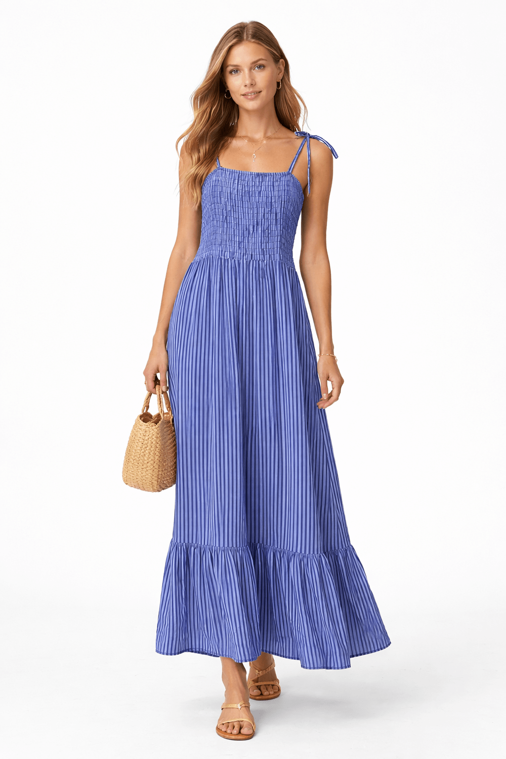 Kenzie Stripe Maxi Dress - Must Boutique