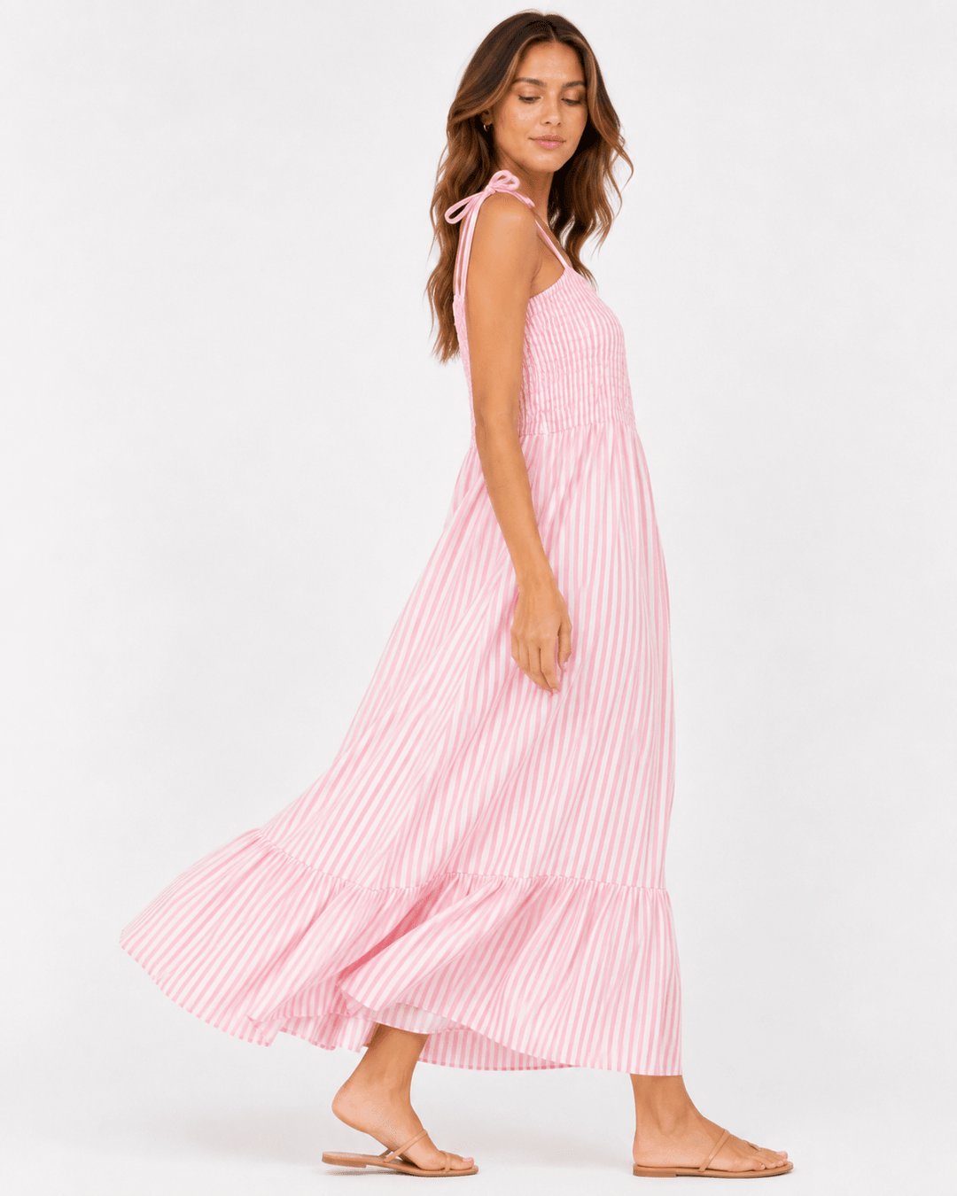 Kenzie Stripe Maxi Dress - Must Boutique
