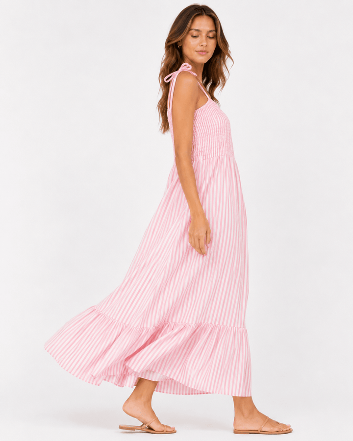 Kenzie Stripe Maxi Dress - Must Boutique