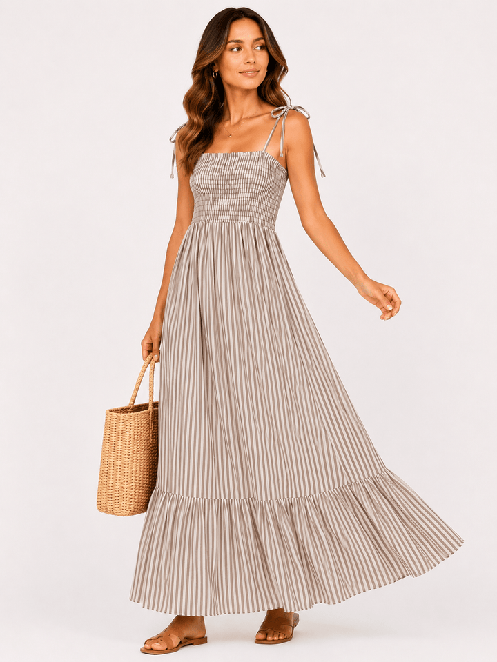 Kenzie Stripe Maxi Dress - Must Boutique
