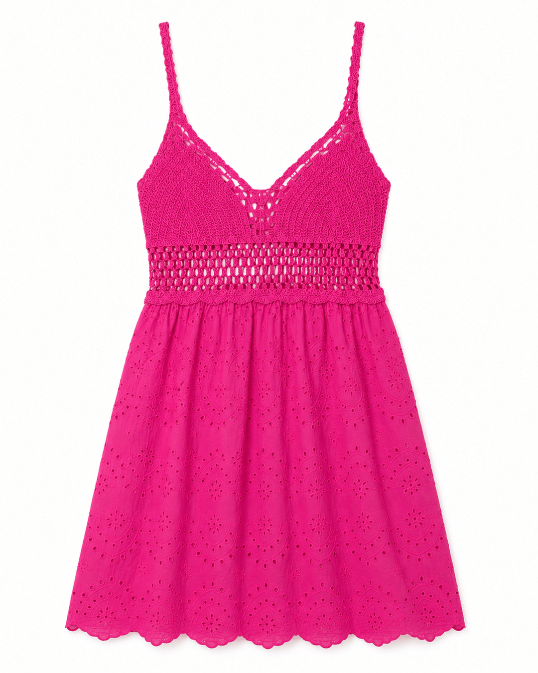Keri Eyelet Lace Summer Dress - Must Boutique