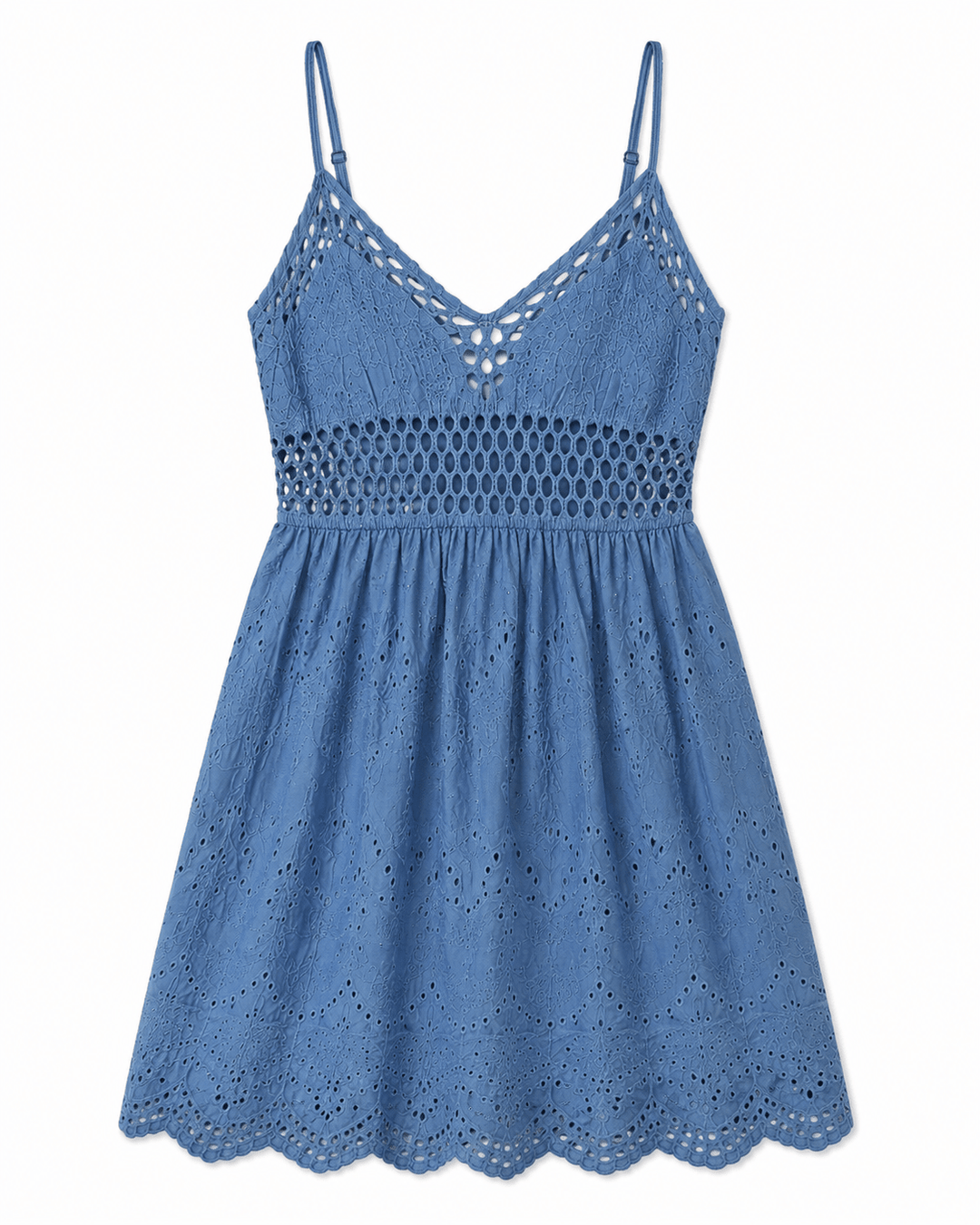 Keri Eyelet Lace Summer Dress - Must Boutique