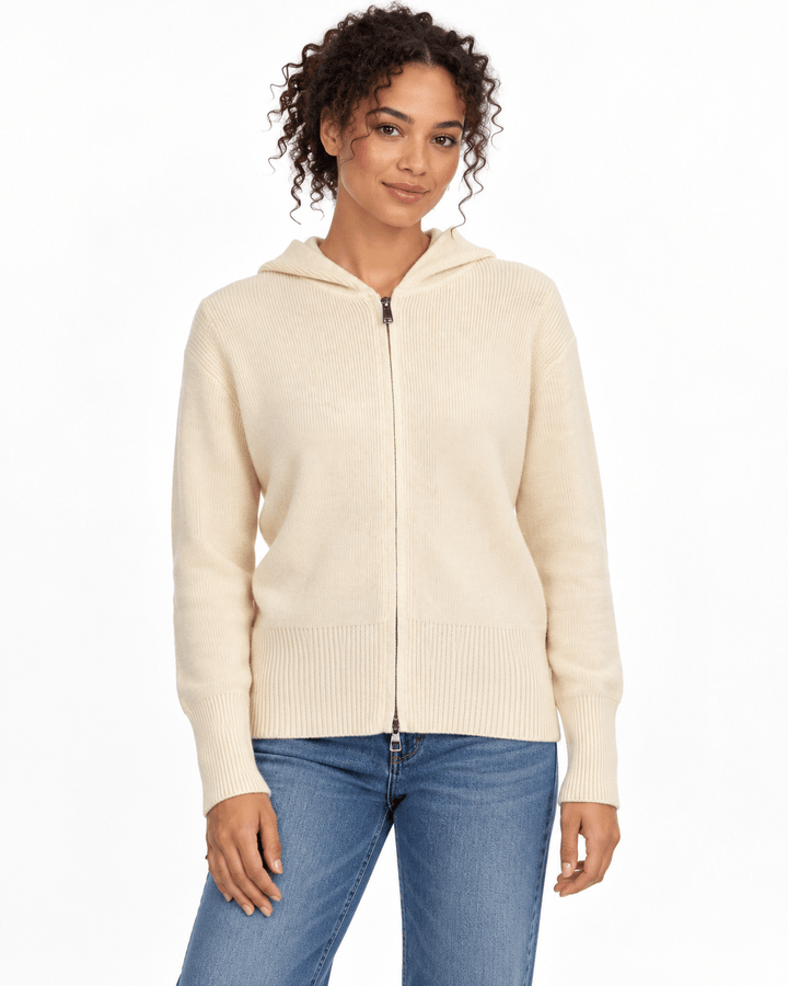 Kiana Ribbed Knit Hooded Jacket - Must Boutique