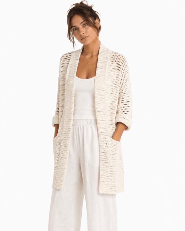 Kora Crochet Cardigan - Must Boutique
