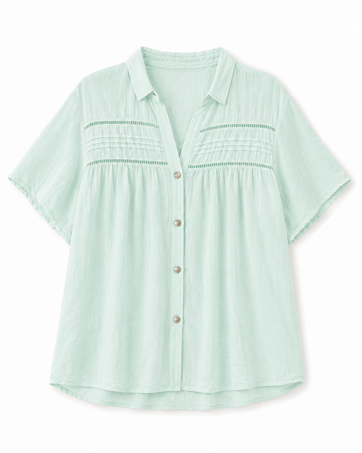 Krista Lightweight Cotton Blouse - Must Boutique